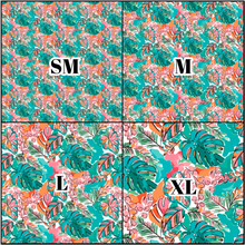 Load image into Gallery viewer, Printed Vinyl, HTV &amp; Waterslide Green Tropical Plants Patterns 12 x 12 inch sheet