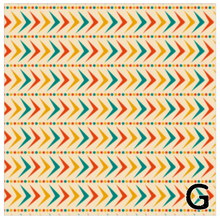 Load image into Gallery viewer, Printed Adhesive Vinyl MID CENTURY RETRO Patterns 12 x 12 inch sheet