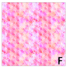 Load image into Gallery viewer, Printed Vinyl JOYFUL SIREN Patterns 12 x 12 inch sheet of Heat Transfer Vinyl (HTV) or Adhesive Vinyl Choose Pattern Choose Type of Vinyl