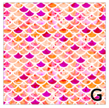 Load image into Gallery viewer, Printed Vinyl JOYFUL SIREN Patterns 12 x 12 inch sheet of Heat Transfer Vinyl (HTV) or Adhesive Vinyl Choose Pattern Choose Type of Vinyl