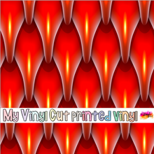 Load image into Gallery viewer, Printed Vinyl, HTV &amp; Waterslide Red Dragon Scale Patterns 12 x 12 inch sheet