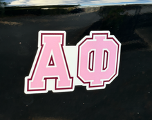 Load image into Gallery viewer, Alpha Phi Greek Letters Sorority Refrigerator Magnet 4 x 2 inches