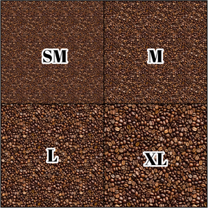 Printed Vinyl & HTV Coffee Beans Patterns 12 x 12 inch sheet