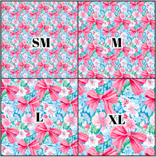 Load image into Gallery viewer, Printed Vinyl HTV &amp; Waterslide Preppy Bows B Patterns 12 x 12 inch sheet