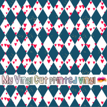 Load image into Gallery viewer, Printed Vinyl | Basic Alice B | Permanent Removable Adhesive | Permanent Glitter Adhesive | HTV | Glitter HTV | 12 x 12 inches | ONE Sheet