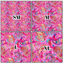 Load image into Gallery viewer, Printed Vinyl, HTV &amp; Waterslide Bright Paisley Patterns 12 x 12 inch sheet