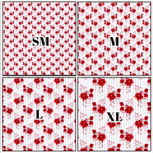 Load image into Gallery viewer, Printed Vinyl | Peppermint Spice Q | Permanent Removable Adhesive | Permanent Glitter Adhesive | HTV | Glitter HTV | 12 x 12 inches | ONE Sheet