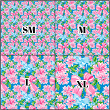 Load image into Gallery viewer, Printed Vinyl HTV &amp; Waterslide Preppy Bows D Patterns 12 x 12 inch sheet