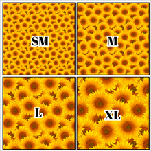 Load image into Gallery viewer, Printed Vinyl, HTV &amp; Waterslide Realistic Sunflowers Patterns 12 x 12 inch sheet