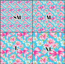 Load image into Gallery viewer, Printed Vinyl HTV &amp; Waterslide Preppy Bows F Patterns 12 x 12 inch sheet
