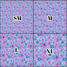 Load image into Gallery viewer, Printed Vinyl &amp; HTV Flower Bomb B Pattern 12 x 12 inch sheet