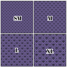 Load image into Gallery viewer, Printed Vinyl &amp; HTV Purple Haunted Mansion Wallpaper2 Patterns 12 x 12 inch sheet