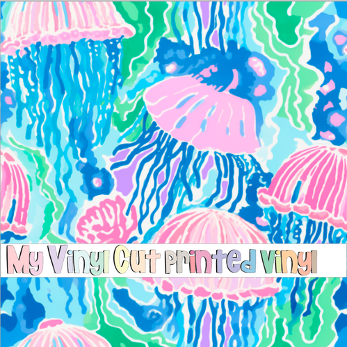 Printed Vinyl & HTV K80-13 Pattern 12 x 12 inch sheet