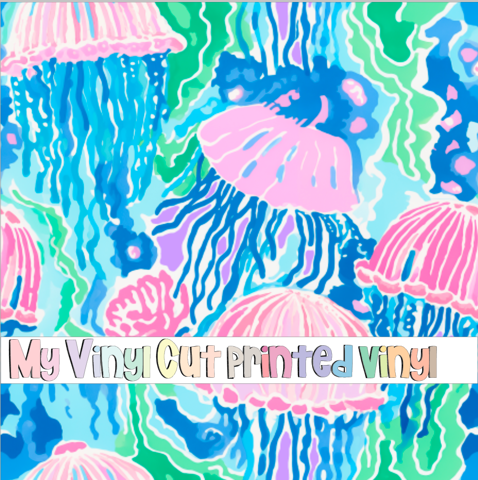 Printed Vinyl & HTV K80-13 Pattern 12 x 12 inch sheet