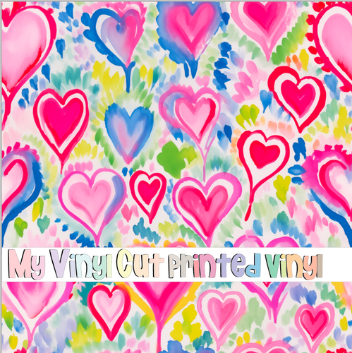 Printed Vinyl & HTV K80-18 Pattern 12 x 12 inch sheet