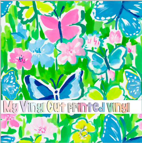 Printed Vinyl & HTV K80-14 Pattern 12 x 12 inch sheet