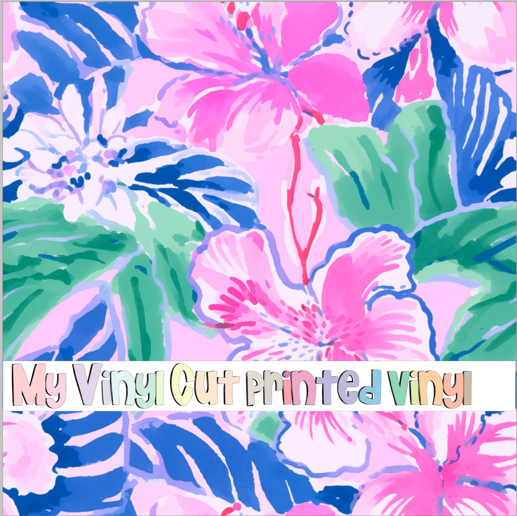 Printed Vinyl & HTV K80-4 Pattern 12 x 12 inch sheet