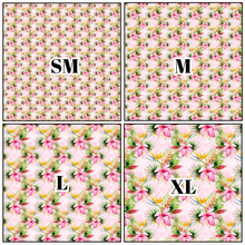 Load image into Gallery viewer, Printed Vinyl | Aloha B | Permanent Removable Adhesive | Permanent Glitter Adhesive | HTV | Glitter HTV | 12 x 12 inches | ONE Sheet