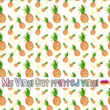 Load image into Gallery viewer, Printed Vinyl | Aloha D | Permanent Removable Adhesive | Permanent Glitter Adhesive | HTV | Glitter HTV | 12 x 12 inches | ONE Sheet