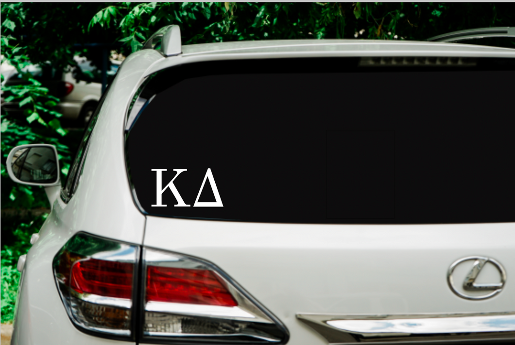 Sorority Vinyl Decal | Car Decal | Laptop Decal | Transfer Decal | Kappa Delta | KD