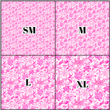Load image into Gallery viewer, Printed Vinyl &amp; HTV Lillybelle Pink Pattern 12 x 12 inch sheet