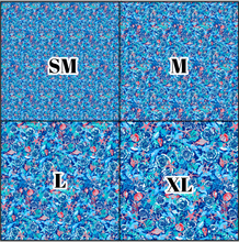 Load image into Gallery viewer, Printed Vinyl &amp; HTV Lobster Blue Pattern 12 x 12 inch sheet