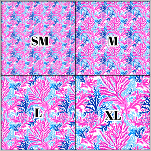 Printed Vinyl & HTV Preppy Beach House A Pattern 12 x 12 inch sheet