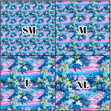 Load image into Gallery viewer, Printed Vinyl &amp; HTV Preppy Beach House J Pattern 12 x 12 inch sheet