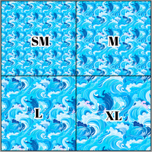 Load image into Gallery viewer, Printed Vinyl &amp; HTV Preppy Beach House K Pattern 12 x 12 inch sheet