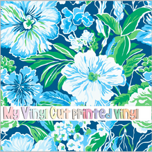 Load image into Gallery viewer, Printed Vinyl &amp; HTV Preppy Beach House M Pattern 12 x 12 inch sheet