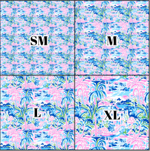 Load image into Gallery viewer, Printed Vinyl &amp; HTV Preppy Beach House O Pattern 12 x 12 inch sheet