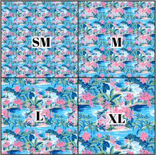 Load image into Gallery viewer, Printed Vinyl &amp; HTV Preppy Beach House R Pattern 12 x 12 inch sheet