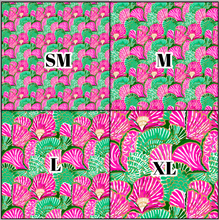 Load image into Gallery viewer, Printed Vinyl &amp; HTV Preppy Coral C Pattern 12 x 12 inch sheet