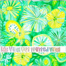 Load image into Gallery viewer, Printed Vinyl &amp; HTV Preppy Coral H Pattern 12 x 12 inch sheet