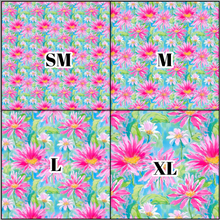 Load image into Gallery viewer, Printed Vinyl &amp; HTV Preppy Floral F Pattern 12 x 12 inch sheet