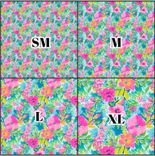 Load image into Gallery viewer, Printed Vinyl &amp; HTV Preppy Floral G Pattern 12 x 12 inch sheet