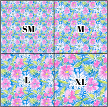 Load image into Gallery viewer, Printed Vinyl &amp; HTV Preppy Floral J Pattern 12 x 12 inch sheet