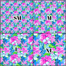 Load image into Gallery viewer, Printed Vinyl &amp; HTV Preppy Florals F Pattern 12 x 12 inch sheet