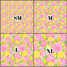 Load image into Gallery viewer, Printed Vinyl &amp; HTV Preppy Florals S Pattern 12 x 12 inch sheet
