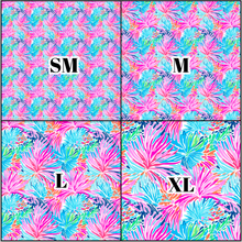 Load image into Gallery viewer, Printed Vinyl &amp; HTV Preppy Fronds J Pattern 12 x 12 inch sheet