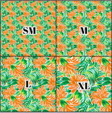 Load image into Gallery viewer, Printed Vinyl &amp; HTV Preppy Fronds N Pattern 12 x 12 inch sheet