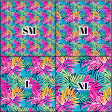 Load image into Gallery viewer, Printed Vinyl &amp; HTV Preppy Fronds O Pattern 12 x 12 inch sheet