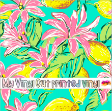 Load image into Gallery viewer, Printed Vinyl &amp; HTV Preppy Fruit C Pattern 12 x 12 inch sheet