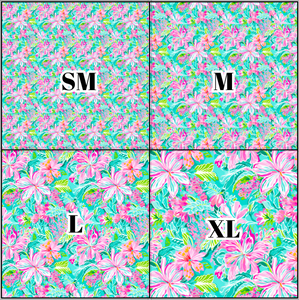 Printed Vinyl & HTV Preppy Paradise B Patterns 12 x 12 inch sheet