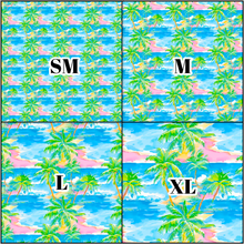 Load image into Gallery viewer, Printed Vinyl &amp; HTV Preppy Vacation H Pattern 12 x 12 inch sheet