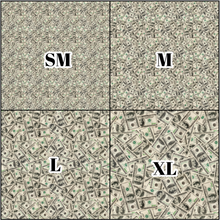 Load image into Gallery viewer, Printed Vinyl &amp; HTV Hundred Dollar Bills Cash Money