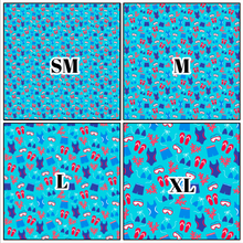 Load image into Gallery viewer, Printed Vinyl | Summer A | Permanent Removable Adhesive | Permanent Glitter Adhesive | HTV | Glitter HTV | 12 x 12 inches | ONE Sheet