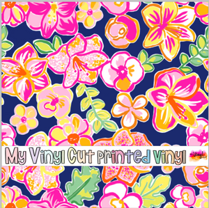 Printed Vinyl & HTV WSH Pattern 12 x 12 inch sheet