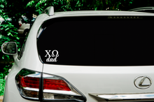 Load image into Gallery viewer, Chi-O | Chi Omega DAD | Vinyl Decal | Car Decal | Laptop Decal | Transfer Decal |