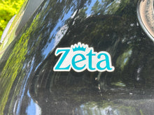 Load image into Gallery viewer, Zeta Tau Alpha Greek Logo Sorority Refrigerator Magnet 4 x 2 1/2 inches